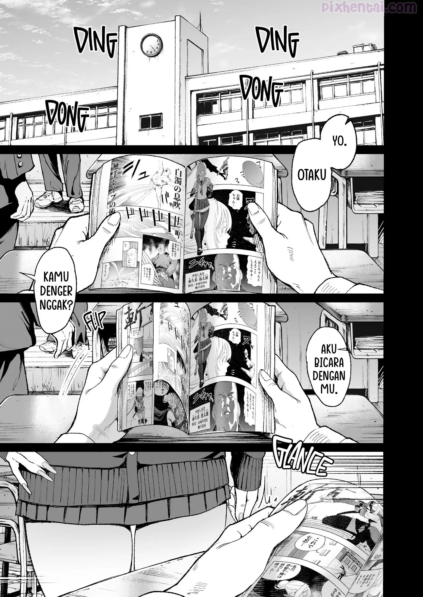 Komik hentai xxx manga sex bokep The Gyaru I Hang Out with Lets Me Use Her Pussy 4.5 page 3